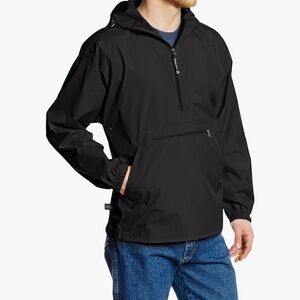 Charles River Apparel Wind Breaker Black Nidec